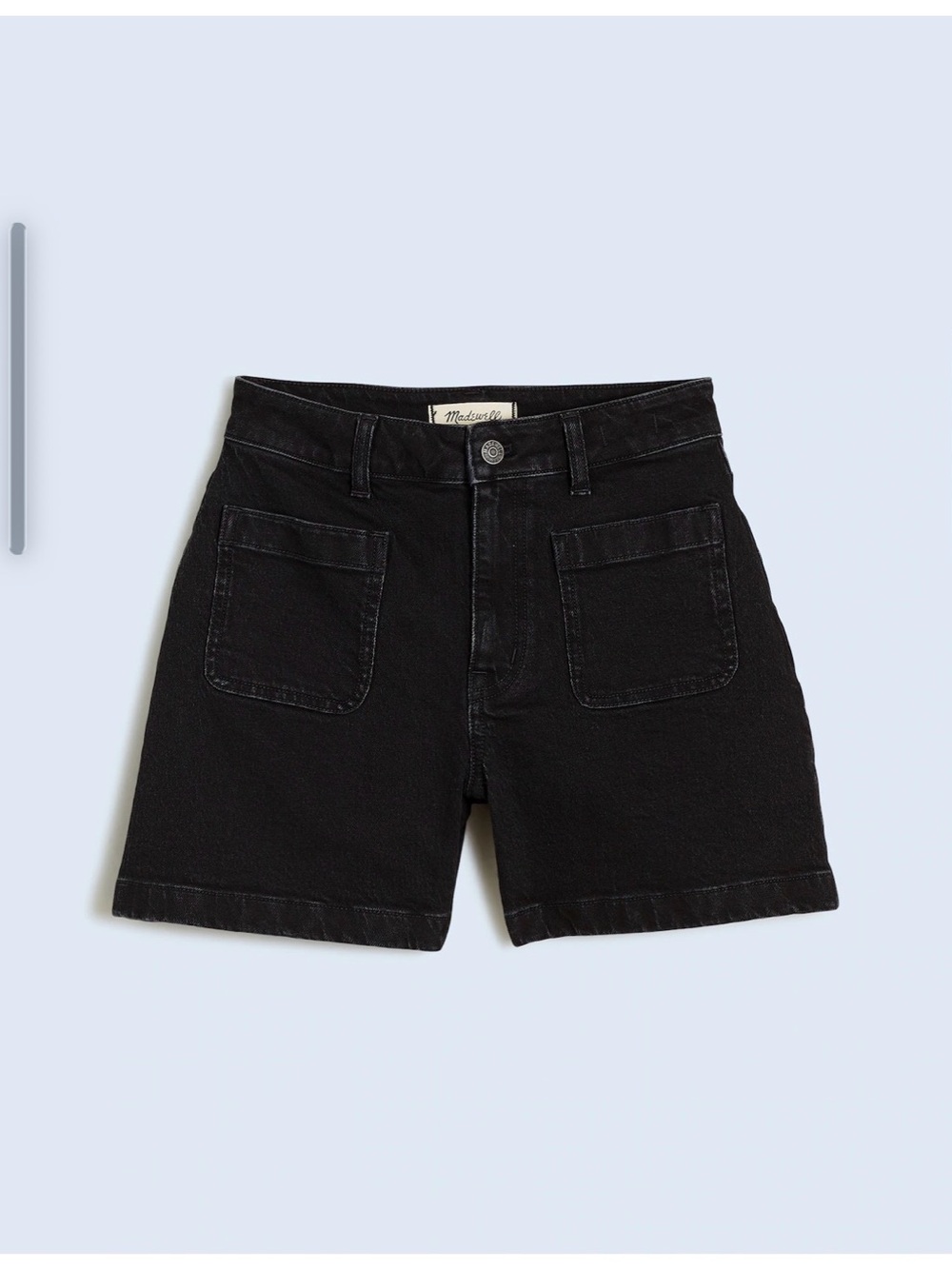 Madewell Black Denim Jean Shorts